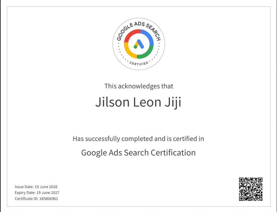 Google Ads Search Certification